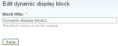 Edit block